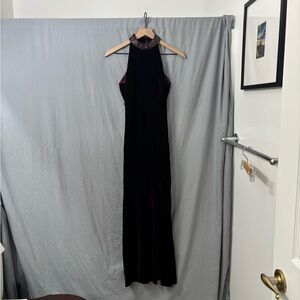 Rimini Red Velvet Gown